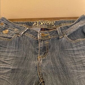 Dereon Women's Straight Leg Jeans - Blue